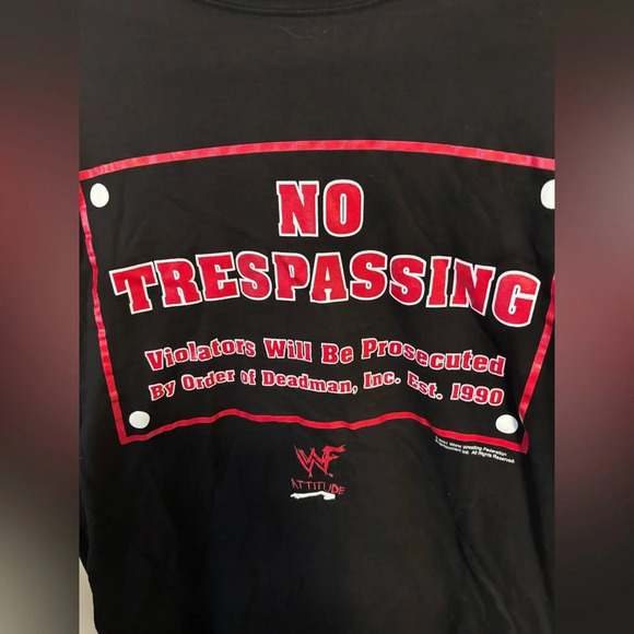 Vintage | WWF | 2001 The Undertaker It’s My Yard Shirt | Size L - Picture 3 of 6